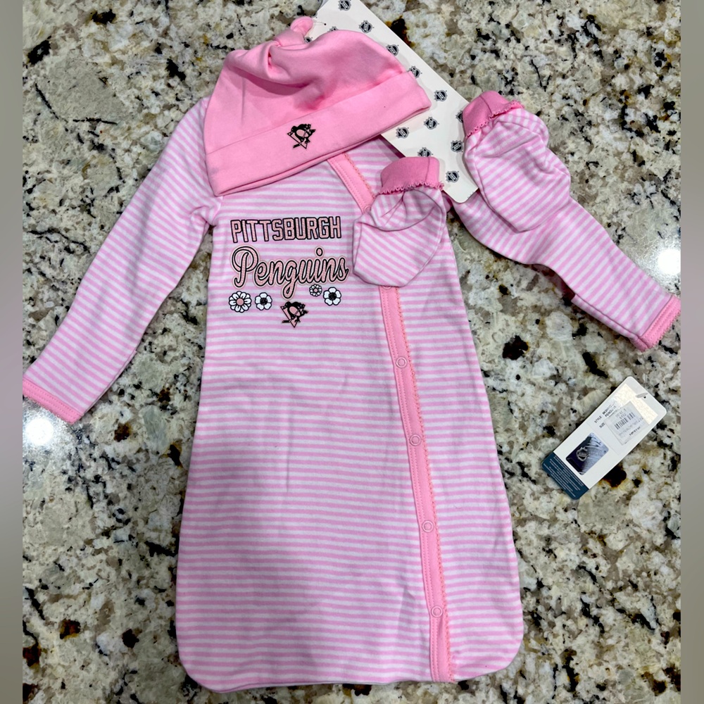 Pittsburgh Penguins baby girl outfit